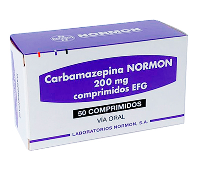 CARBAMAZEPINA NORMON 200MG COMPRIMIDOS VÍA ORAL