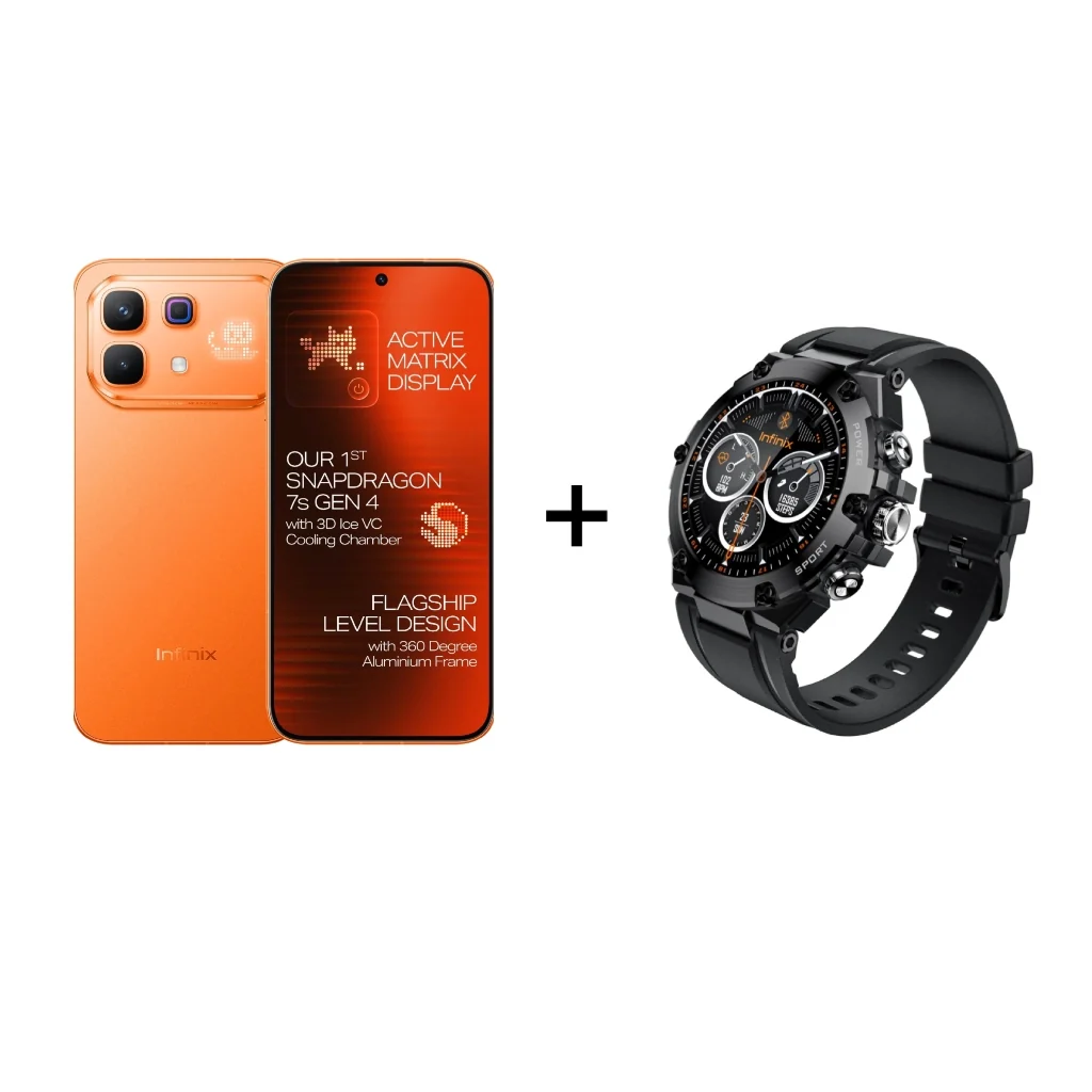 Infinix Teléfono Celular Note 60 Pro, 256 GB + Gratis Smartwatch Xwatch 3 GT
