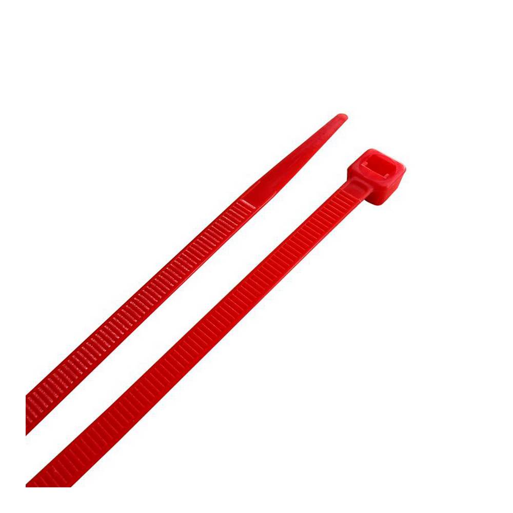 Amarra plastica rojo 8