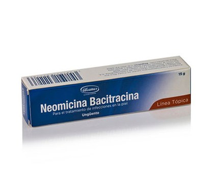 ALCAMES NEOMICINA BACITRACINA UNGÜENTO 15 GR