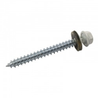 Tornillo Techo Punta Corriente Blanco 1/4X 2 1/2" 100 Unidad