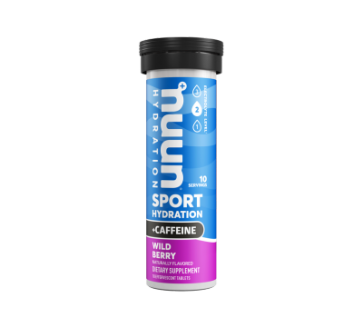 NUUN HYDRATION SPORT WILD BERRY WITH CAFFEINE TABLETA EFERVESCENTE 10 UNIDAD(ES)