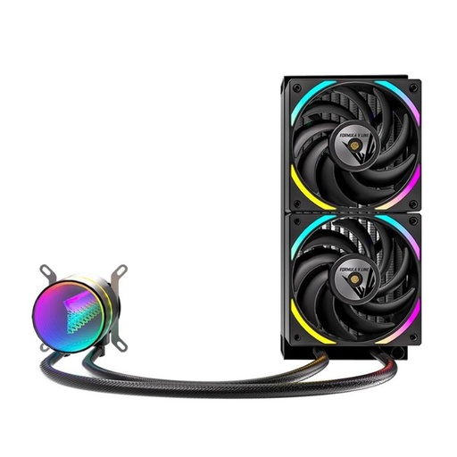ENFRIAMIENTO LIQUIDO ARGB FORMULA V LINE OASIS L240 ARGB BK 240MM LGA1700/AM5 4 PIN PWM + 3 PIN ARGB 4711401661351