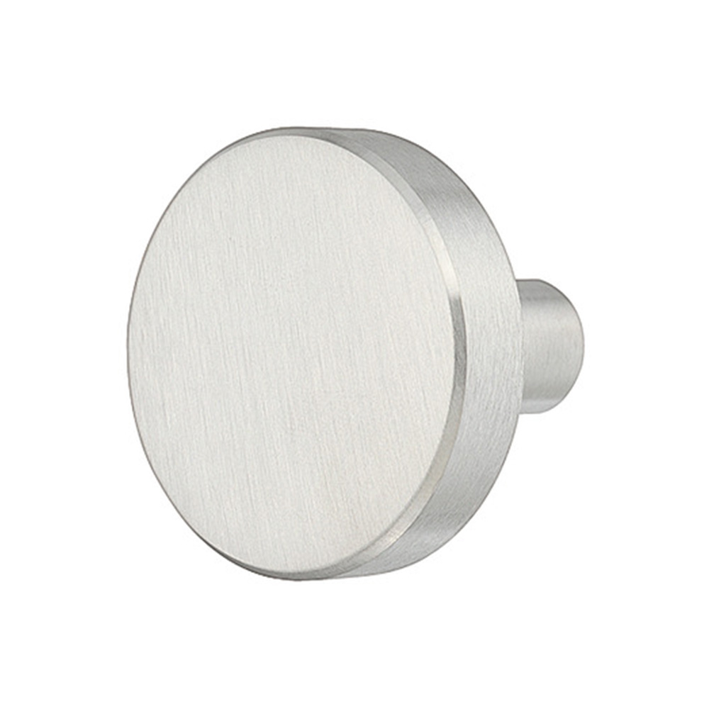 Boton acero inoxidable mate 3.2x2.5cm