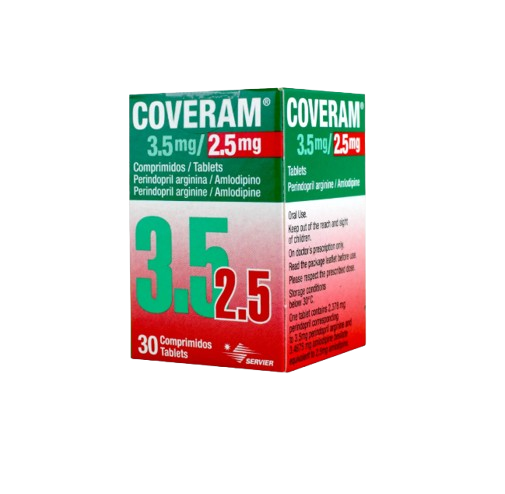 COVERAM TABLETAS 3.5 MG/2.5 MG