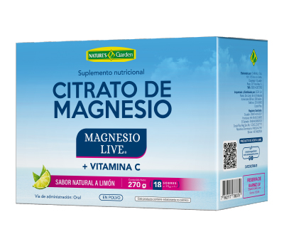 NATURES GARDEN MAGNESIO + VITAMINA C X 18 SOBRES