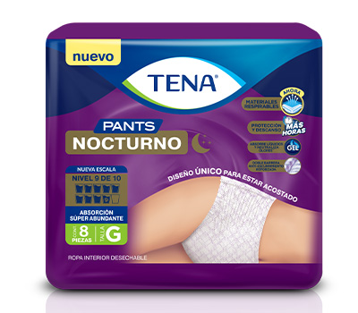 TENA PANTS NOCTURNO L 8 UNIDADES