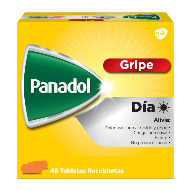 Panadol día x48 tabletas recubiertas