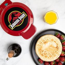 Uncanny Brands Jurassic Park Waffle Maker - T-Rex on Your Waffl