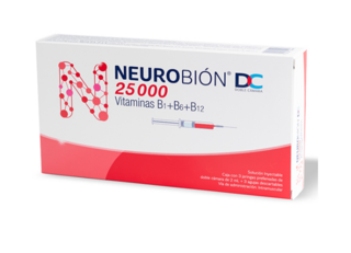 Neurobion 25000 I.M. 1 de 3 jeringa prellenada (Unidad)