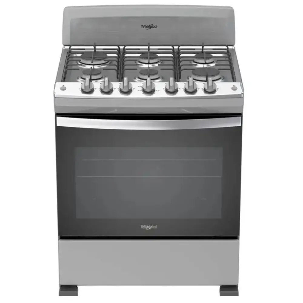 Cocina de gas Whirlpool 6 Quemadores LWFR3000D 30''
