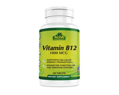 Alfa, Vitamina B12, 1000 mg , 100 Tabletas