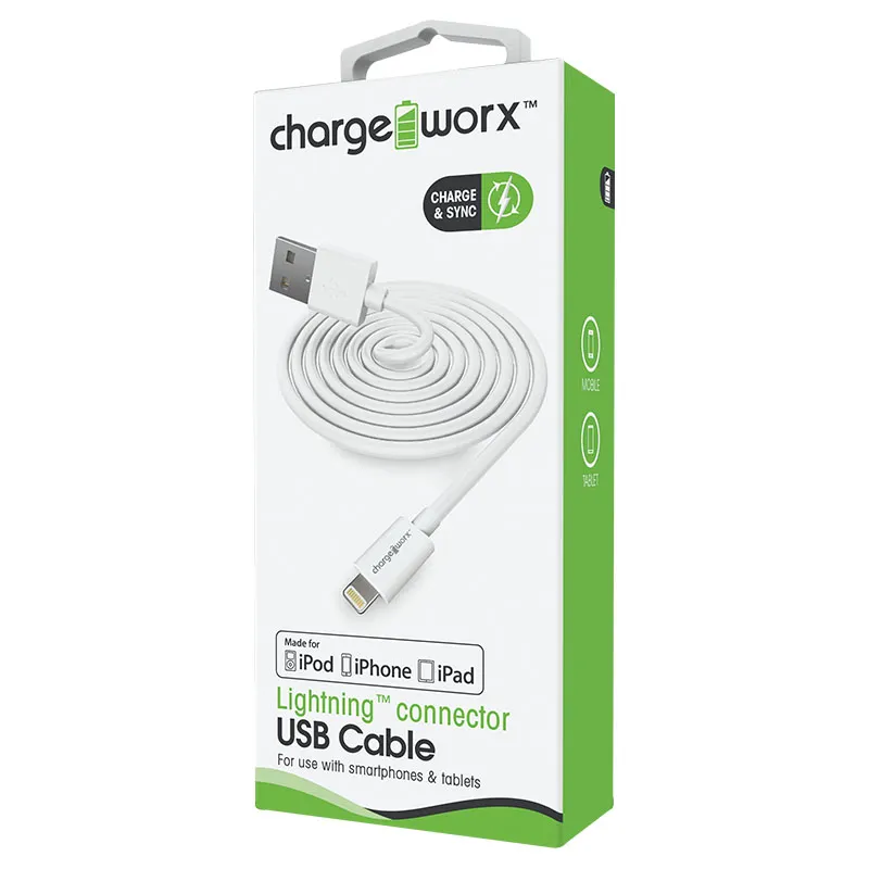 Cable para iPhone 0,9 m blanco