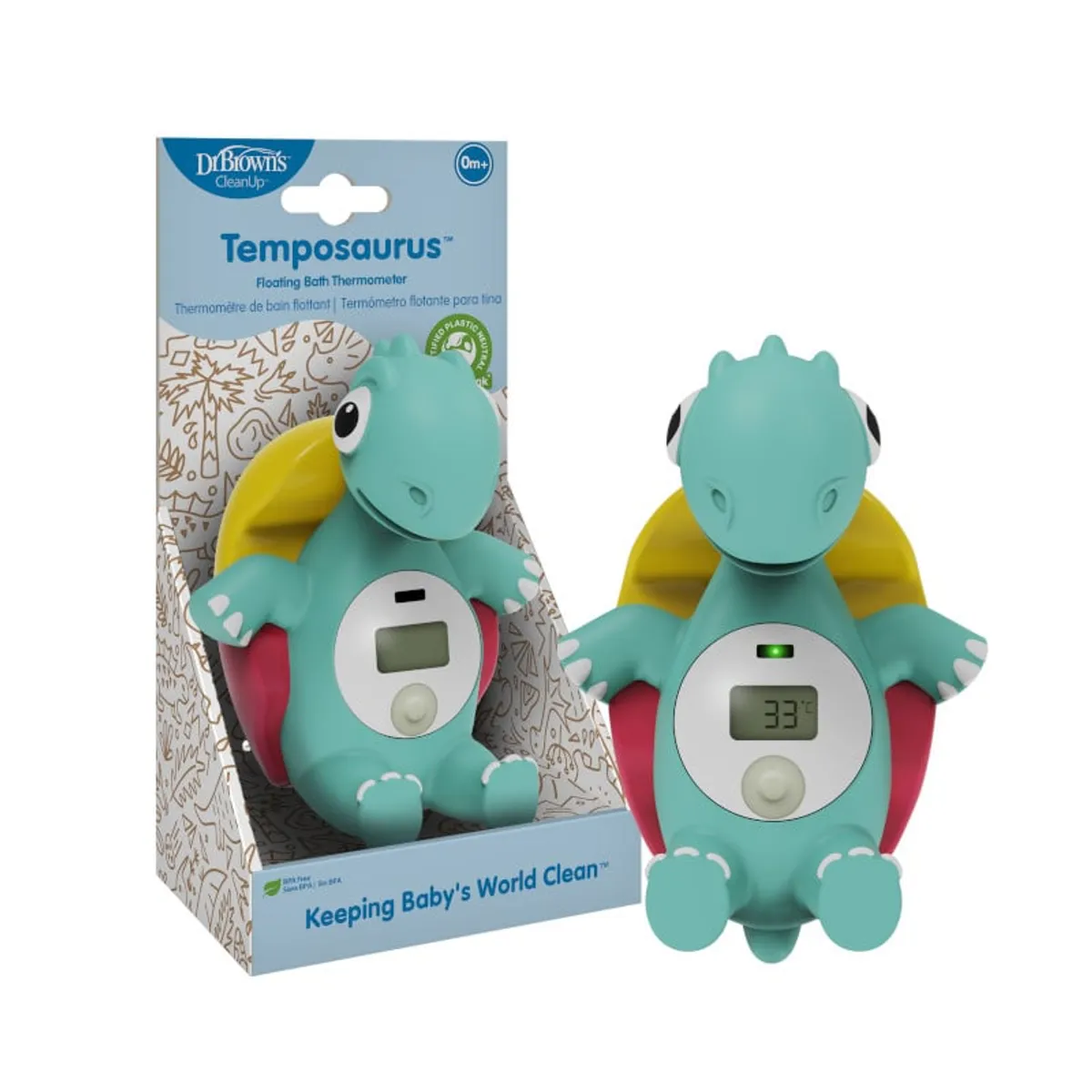 Termómetro para el baño DINO DrBrowns