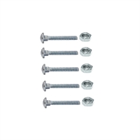 Tornillo Carroceria Galva C/Tuerca 3/8 X 2" 5 Unidades