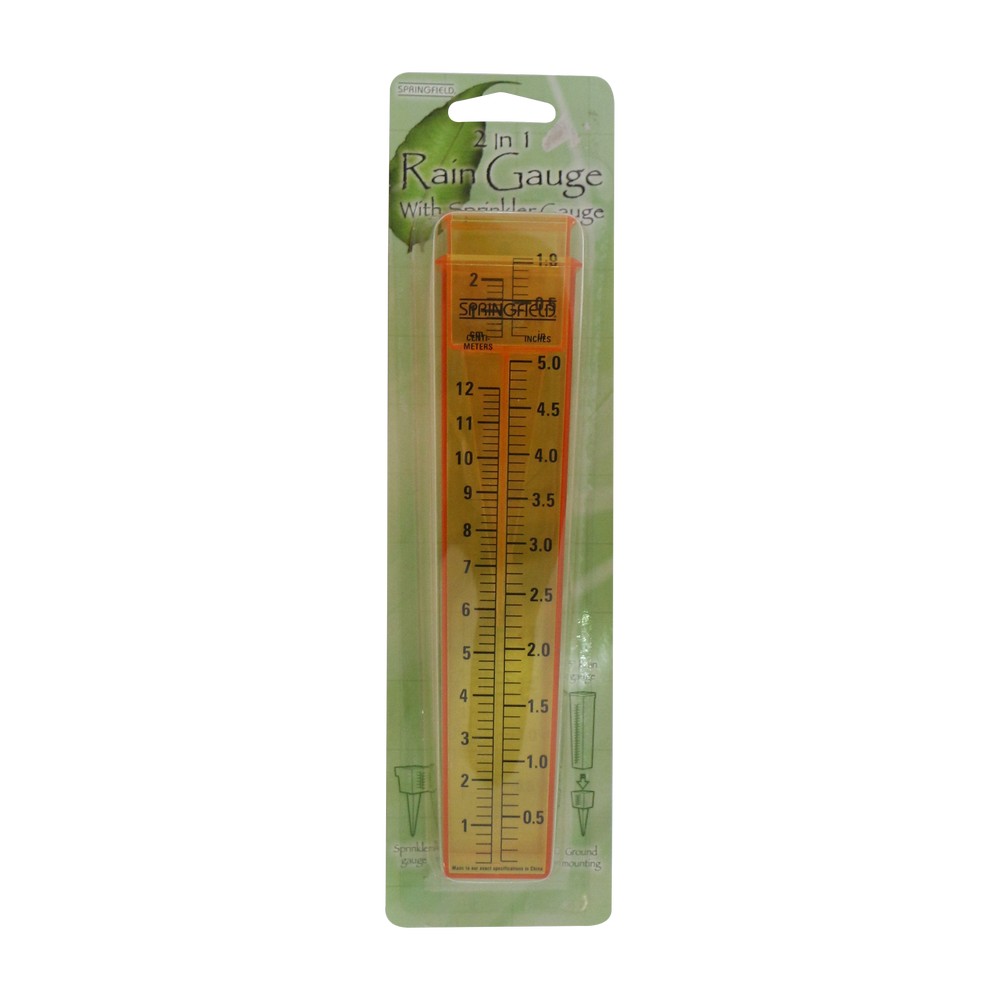 Medidor plastico para lluvia 5 pulg