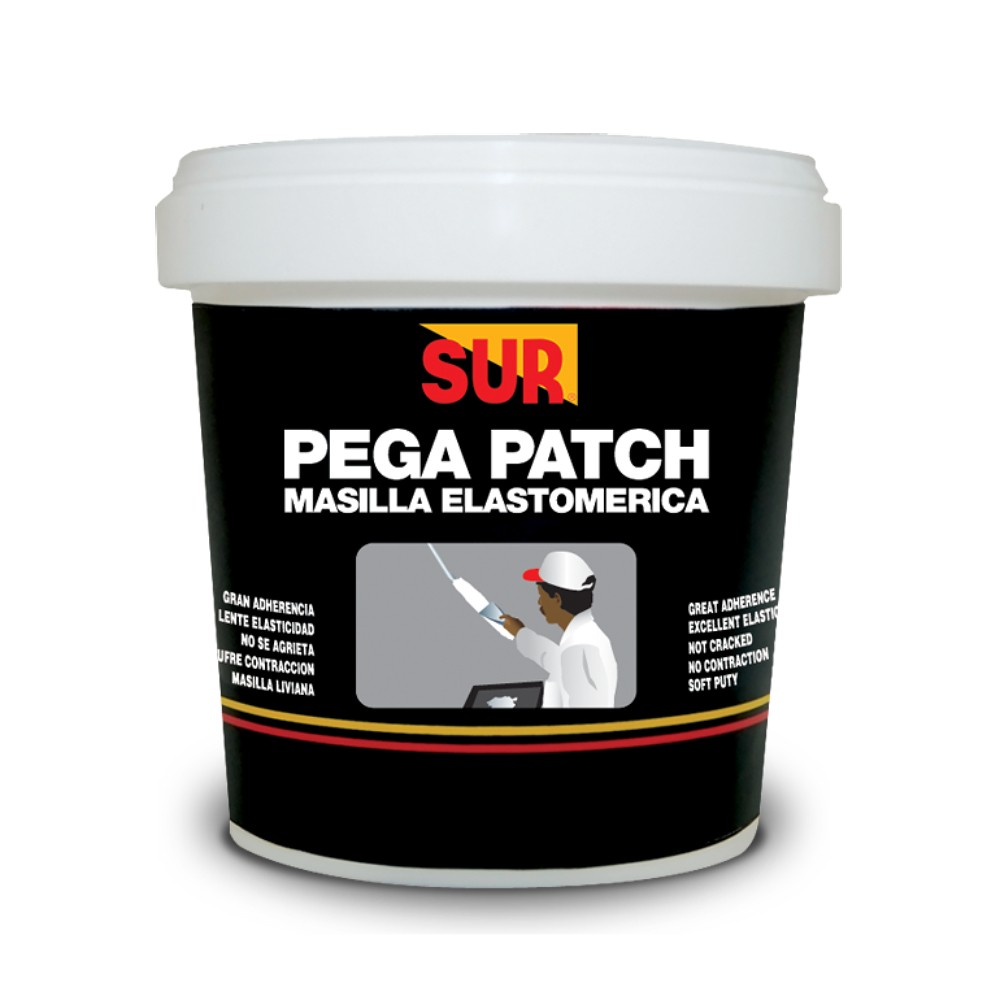 Masilla elastomerica para concreto pega patch 1-16 gal