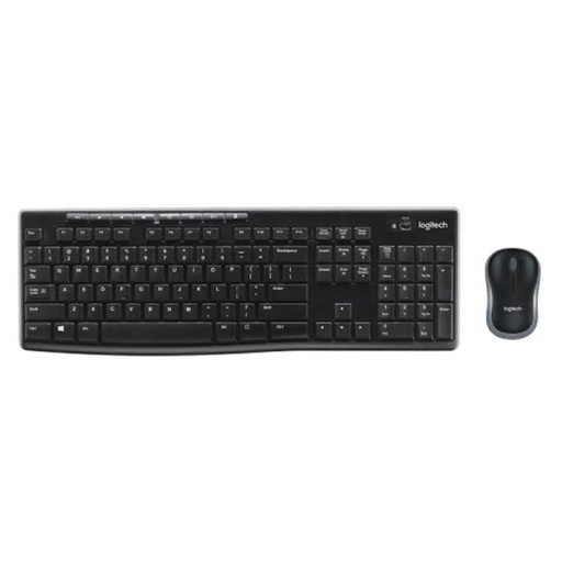 Combo Teclado y Mouse Inalambrico Logitech MK270 Negro 920-004432