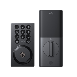 Cerradura inteligente C30, WiFi, IPX3, Color Negro
