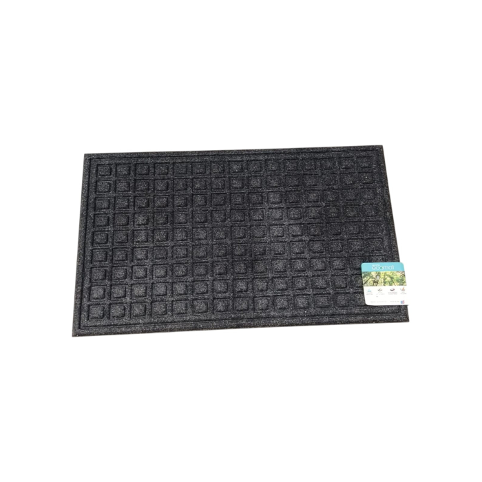 ALFOMBRA P/EXTERIORES HULE NEGRO 45X75CM
