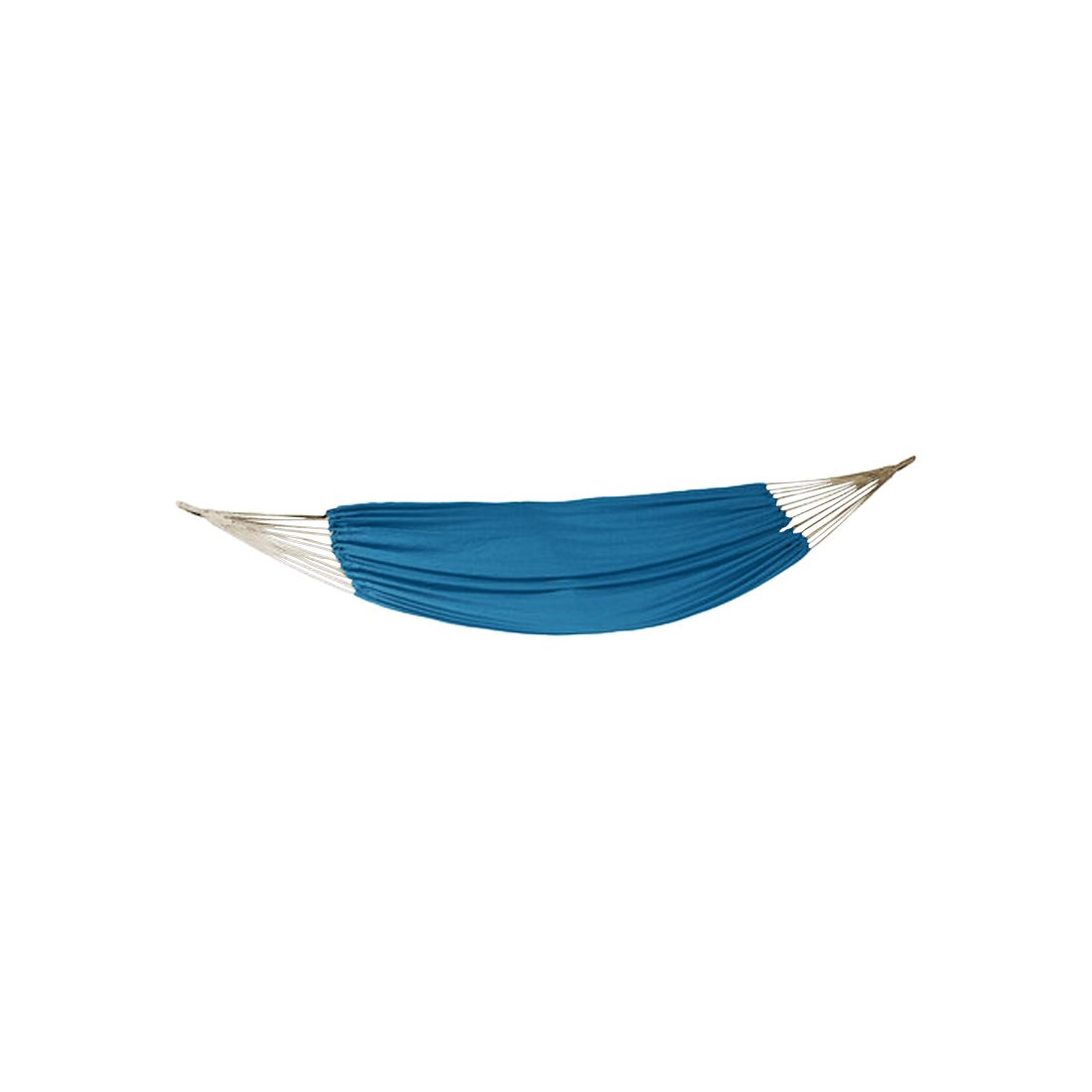 Hamaca para exterior de algodón 3x0.8 m azul pato yaqui