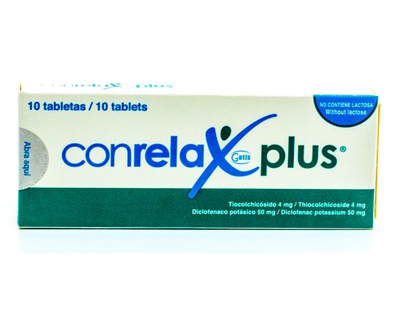 Conrelax Plus caja 10 tabletas (precio por tableta)