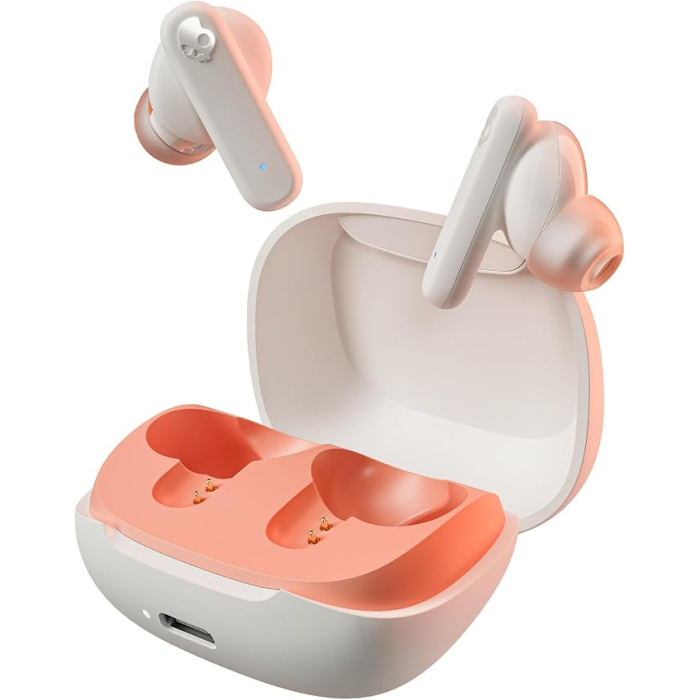 AUDIFONOS INALAMBRICOS SMOKIN BUDS BONE NARANJA GLOW SKULL CANDY