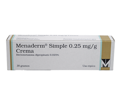 MENADERM SIMPLE CREMA 0.25/ML X 30