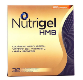 Nutrigel HMB, sabor MANDARINA, 30 sobres, 15.13g