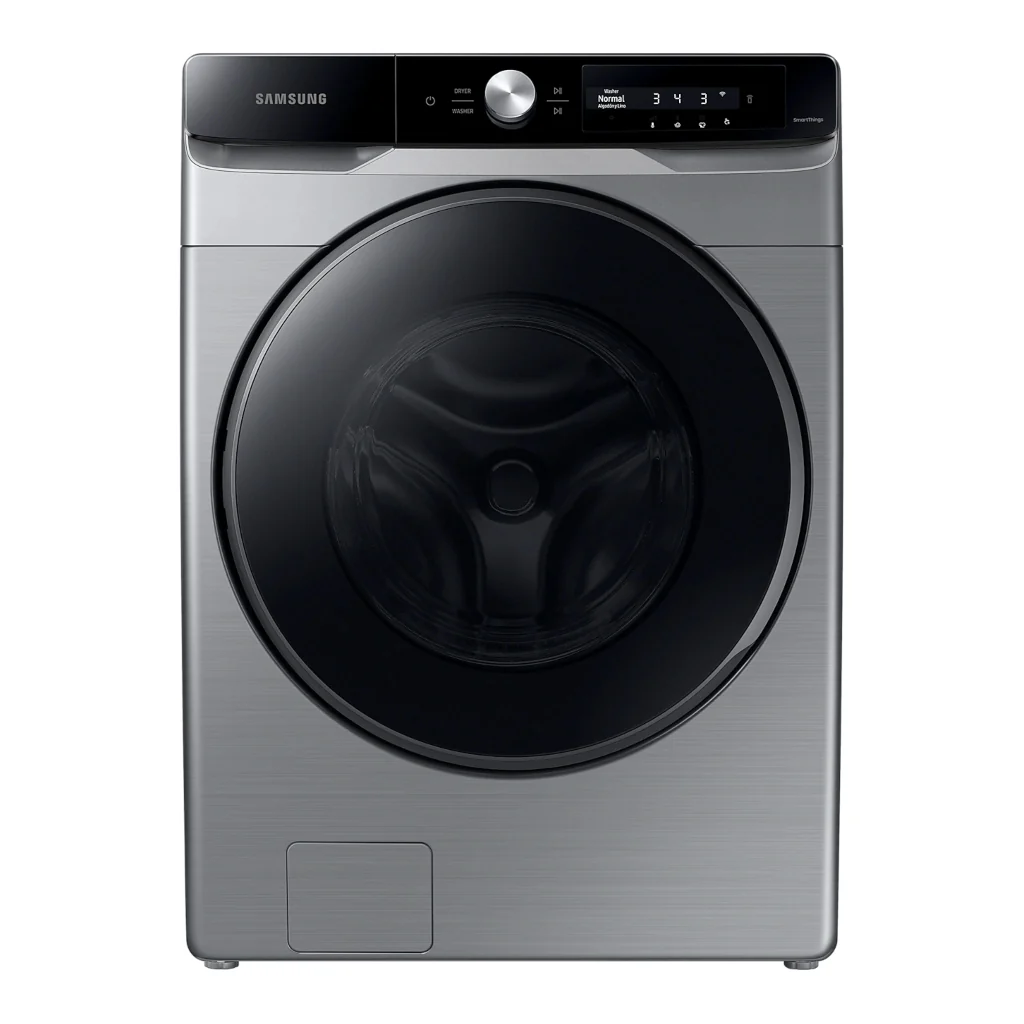 Samsung Lavadora Automática 22 Kg Carga Frontal con Panel Multicontrol, WF22C6400A + Secadora de Ropa Eléctrica 22Kg Sensor Dry, DVE22C6370P/AP