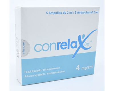 Conrelax, 4 mg/2 ml,1 de 5 ampollas de 2ml