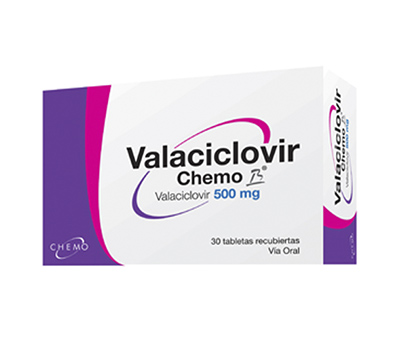 CHEMO VALACICLOVIR 500mg x30 TABLETAS