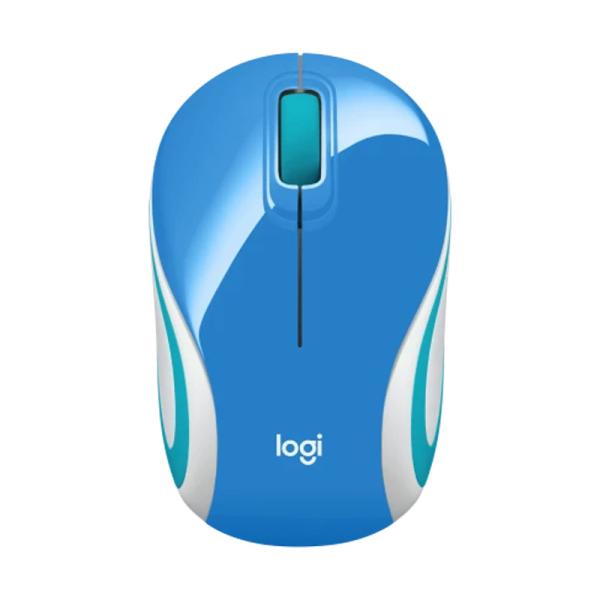 MOUSE LOGITECH MINI M187 BLUE 1000DPI 910-005360