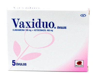 VaxiDuo, 100mg/400mg 5 ovulos
