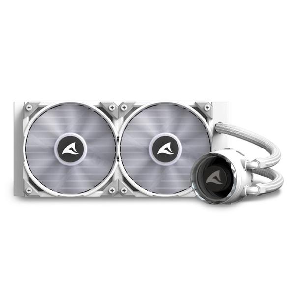 Enfriamiento Liquido Sharkoon RGB S80 AIO 240MM – Blanco