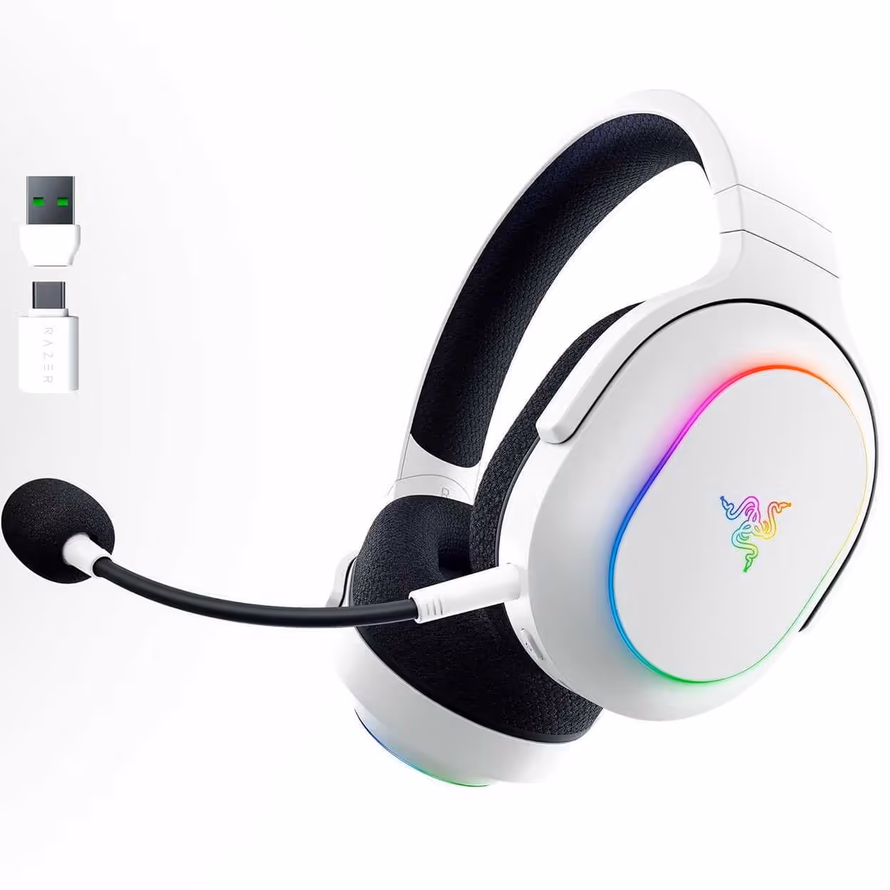 HEADSET RAZER BARRACUDA X CHROMA – BLANCO