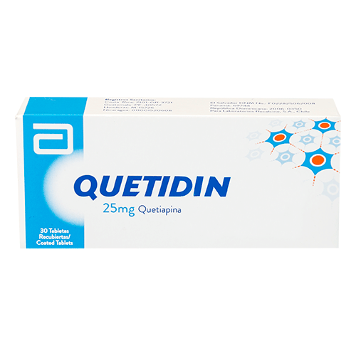 QUETIDIN TABLETAS 25 MG
