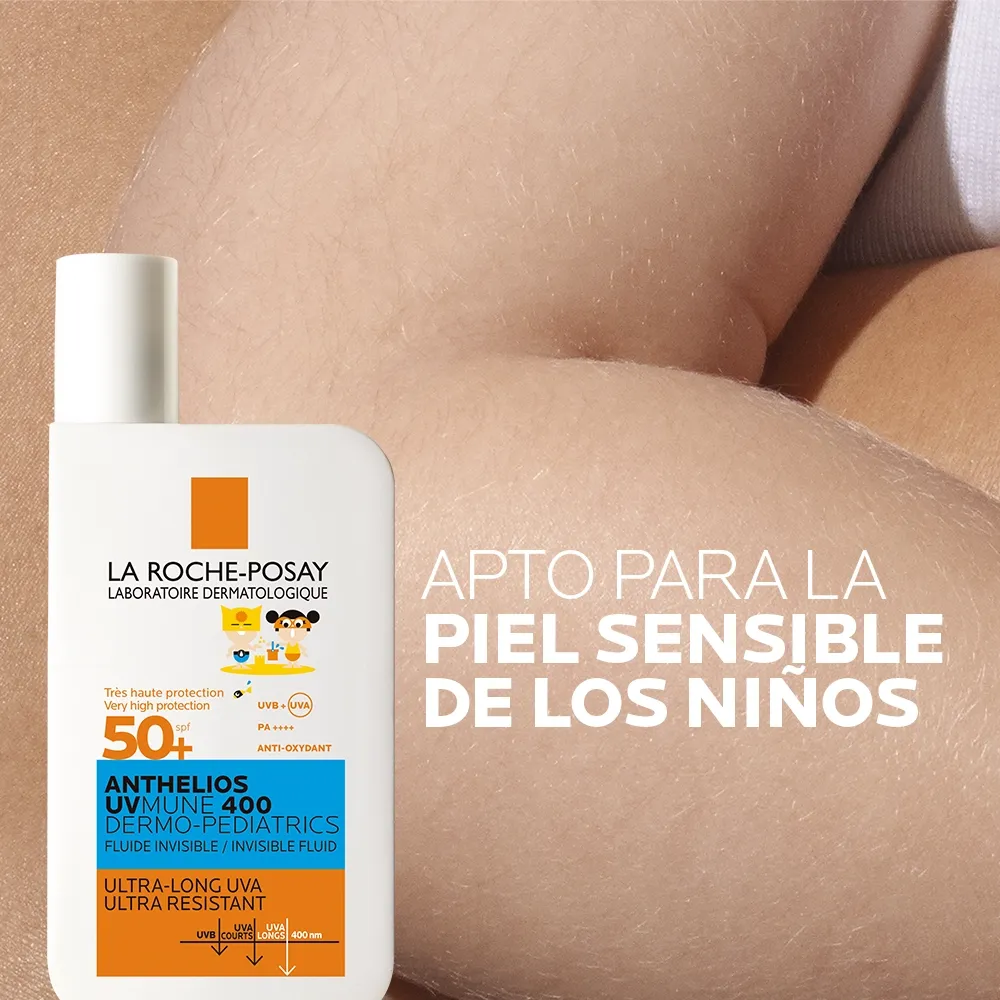 Protector solar facial niños Anthelios Dermo-pediatrics Fluido UVmune 400 spf 50+ La Roche Posay 50ml