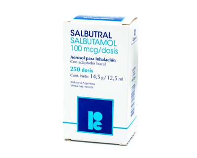 Salbutral Suspension Aerosol 250 dosis