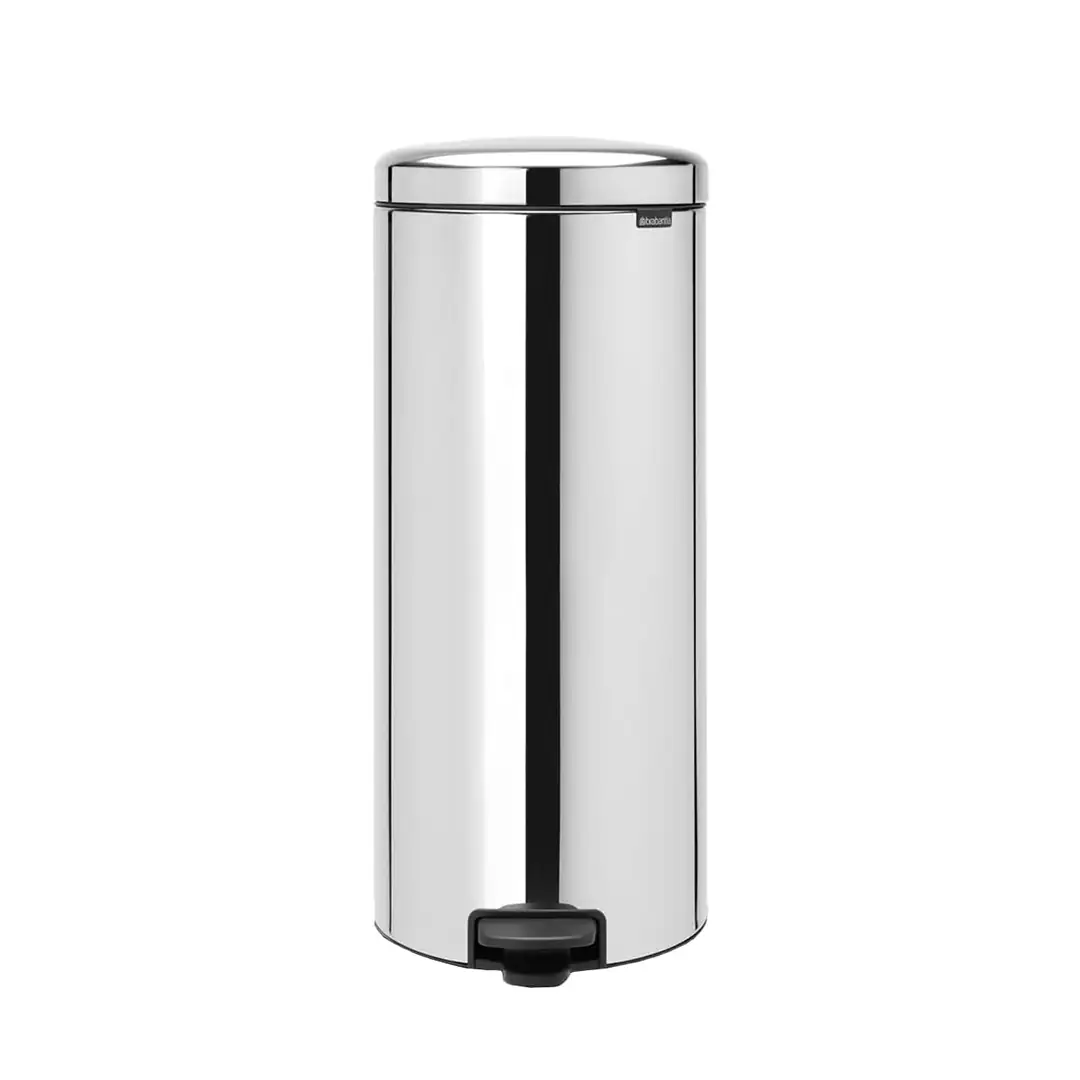 BRABANTIA – BASURERO PLASTICO 30L PEDAL SILVER BRABANTIA – 114366