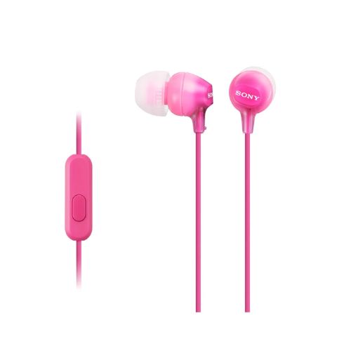 Audífonos Sony Intrauditivo con Micrófono Rosado MDR-EX15APLIZUC