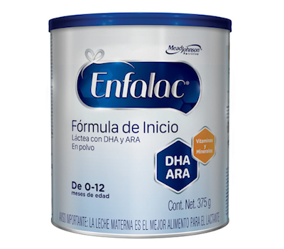 ENFALAC FÓRMULA DE INICIO 0-12 MESES DE EDAD POLVO 375 GRAMOS