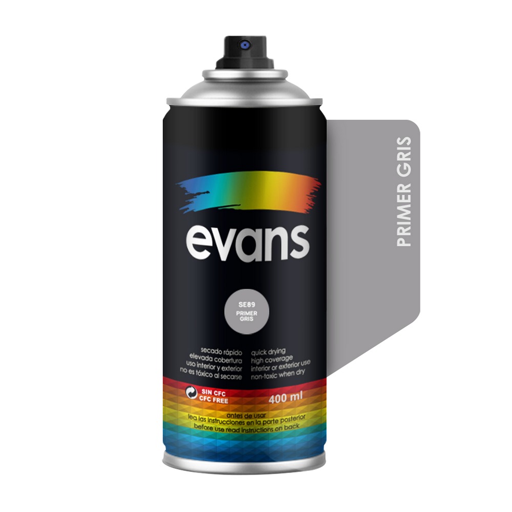 Primario en spray gris evans 400 ml (12.5 oz)