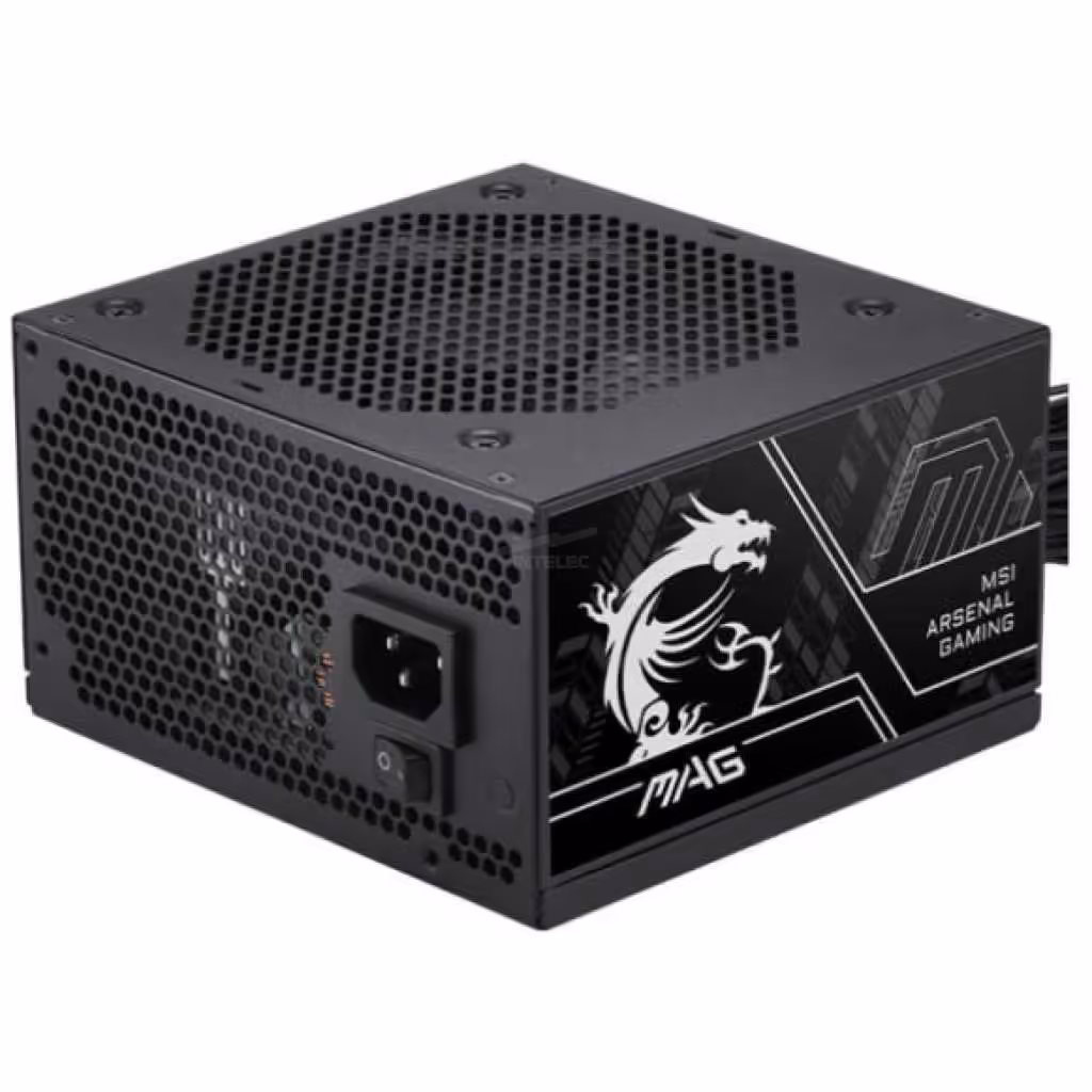 FUENTE DE PODER MSI MAG 750 WATTS PCIE5 III 80 PLUS BRONZE