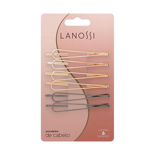 KIT GANCHOS P/PELO METAL GLAM LANOSSI