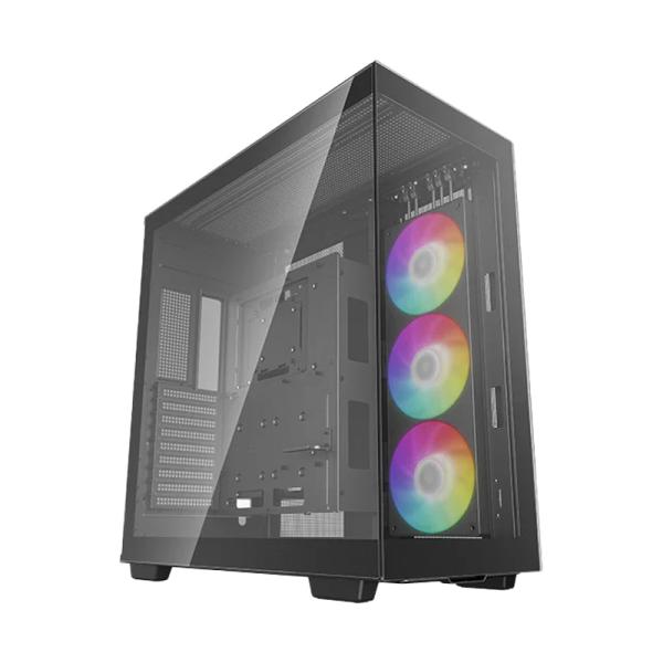 Case Deepcool Gaming RGB Full Tower CH780 Ventilador 1 de 120MM con Vidrio Lateral y Frontal – Negro