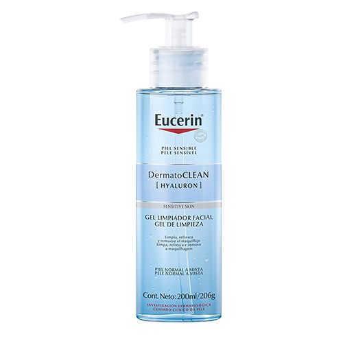 EUCERIN DERMATO CLEAN GEL FACIAL LIMPIADOR REFRES X 200 ML