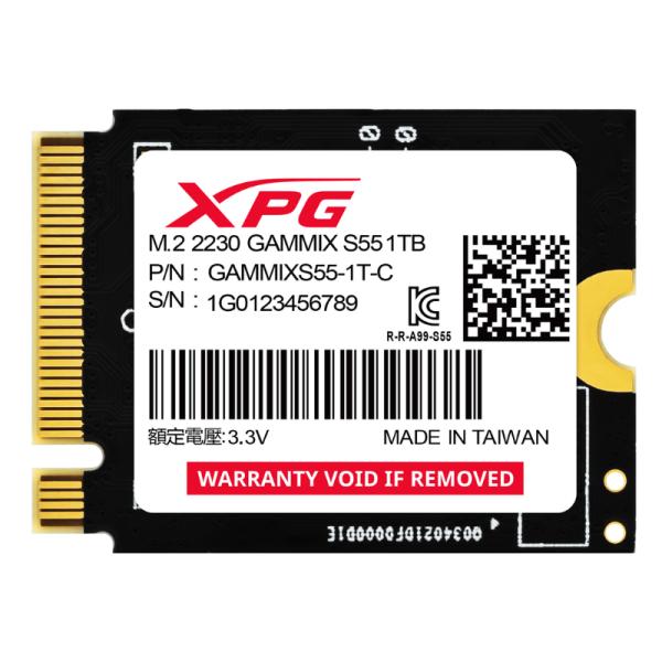HD INTERNO 1TB SSD M.2 2230 ADATA PCI-EXPRESS XPG GAMMIX S55 SGAMMIXS55-1T-C