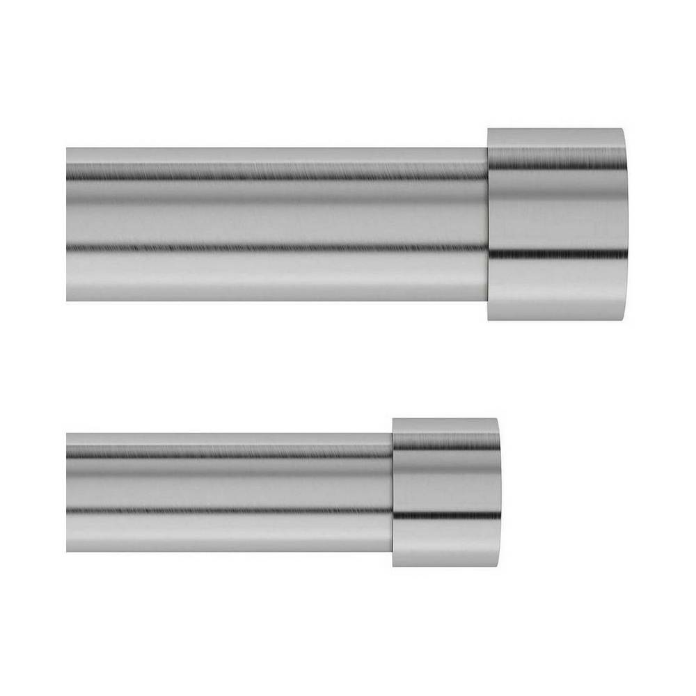 Cortinero umbra cappa 1 pulg 66-120 pulg nickel