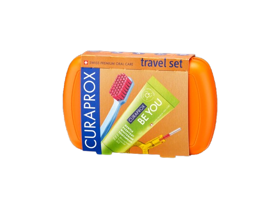 CURAPROX TRAVEL SET ORANGE 1 UNIDAD(ES)